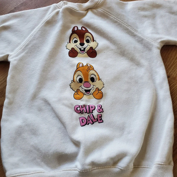 Disney's x Zara Chip & Dale kids pullover crewneck size 2 - 3 yrs - Picture 8 of 9
